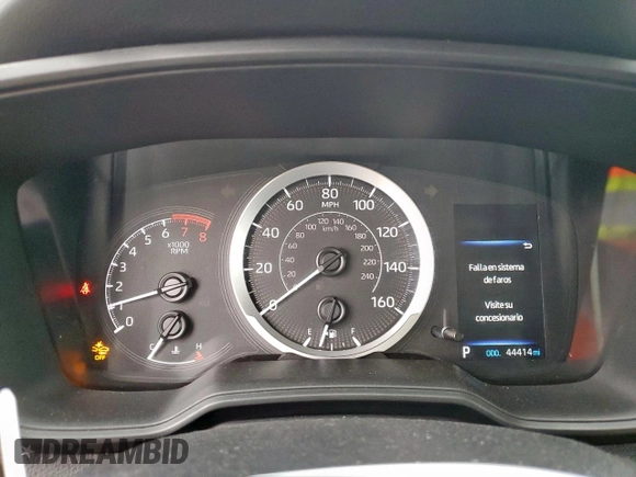 2022 Toyota Corolla LE with VIN 5YFEPMAE3NP380600, listed as a Copart auction lot 47675685 with 44,414 mi miles and Salvage Title. Bid and sale history available at DreamBid. Image 9.