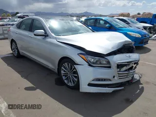 2016 Hyundai Genesis 3.8L with VIN KMHGN4JEXGU137527, listed as a IAAI auction lot 41959117 with 70,111 mi miles. Bid and sale history available at carsss.com. Image 1.