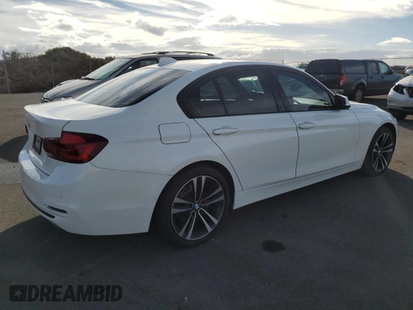 2018 BMW 3 Series 330e iPerformance with VIN WBA8E1C52JA756990, listed as a Copart auction lot 88815495 with 64,081 mi miles and Non Repairable. Bid and sale history available at carsss.com. Image 3.
