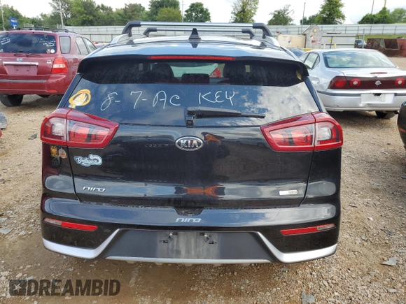 2019 Kia Niro EX with VIN KNDCC3LC5K5221157, listed as a Copart auction lot 63677343 with 128,393 mi miles and Salvage Title. Bid and sale history available at carsss.com. Image 6.