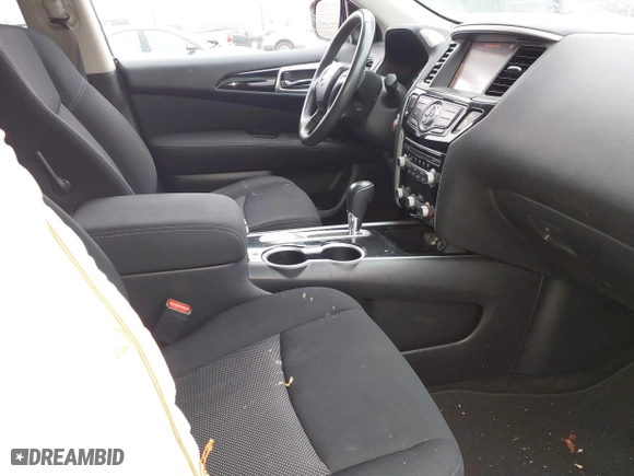 2017 Nissan Pathfinder SV with VIN 5N1DR2MN4HC671184, listed as a IAAI auction lot 41081695 with 86,463 mi miles. Bid and sale history available at carsss.com. Image 5.