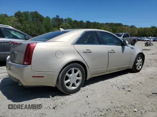 2009 Cadillac CTS RWD with VIN 1G6DF577090143935, listed as a Copart auction lot 54719885 with 158,801 mi miles and Salvage Title. Bid and sale history available at DreamBid. Image 3.