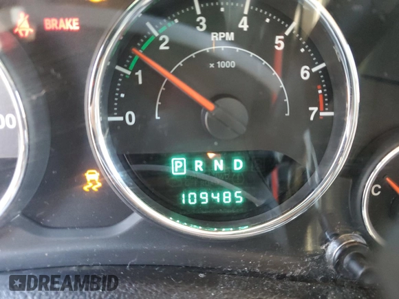 2013 Jeep Wrangler Sport with VIN 1C4AJWAG2DL699264, listed as a Copart auction lot 46889475 with 109,485 mi miles and Salvage Title. Bid and sale history available at carsss.com. Image 9.