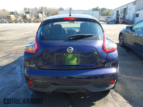 2015 Nissan Juke SV with VIN JN8AF5MR9FT501313, listed as a IAAI auction lot 41902958 with 52,766 mi miles. Bid and sale history available at carsss.com. Image 16.