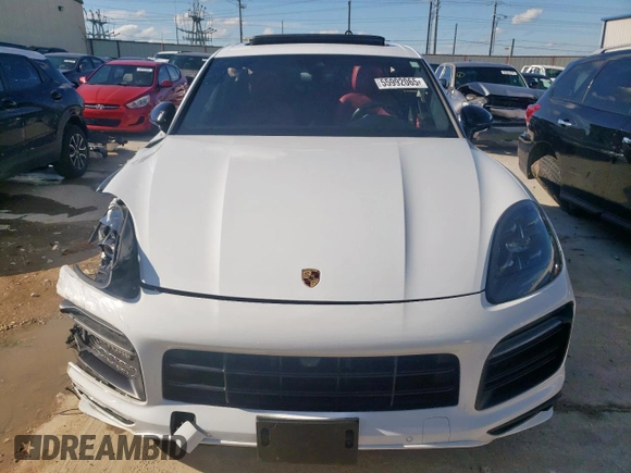 2021 Porsche Cayenne GTS with VIN WP1AG2AY0MDA34145, listed as a Copart auction lot 55992065 with Not provided miles and Salvage title. Bid and sale history available at DreamBid. Image 5.