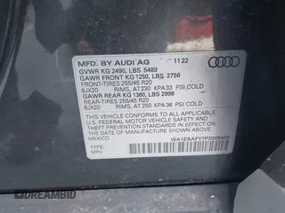2023 Audi Q5 S line Premium Plus z VIN WA1EAAFY7P2065409, wystawiony jako IAAI lot #41305736 z przebiegiem 15 251 mil mil oraz . Historia ofert i sprzedaży dostępna na DreamBid. Obrazek 9.