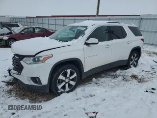 2018 Chevrolet Traverse LT Leather with VIN 1GNEVHKW2JJ283284, listed as a Copart auction lot 84390814 with 94,077 mi miles and Salvage Title. Bid and sale history available at carsss.com. Image 1.