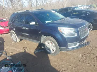 2016 GMC Acadia SLE with VIN 1GKKRPKD1GJ200109, listed as a IAAI auction lot 41033733 with 105,286 mi miles. Bid and sale history available at carsss.com. Image 1.