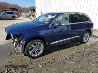 2020 Audi Q7 Premium with VIN WA1AXAF79LD007546, listed as a Copart auction lot 49956855 with 58,506 mi miles and Salvage title. Bid and sale history available at DreamBid. Image 1.