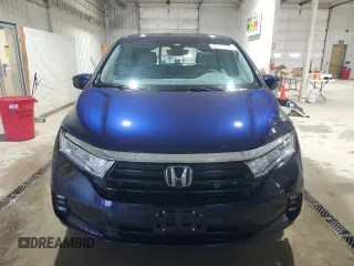 2023 Honda Odyssey EX-L with VIN 5FNRL6H68PB076152, listed as a Copart auction lot 47424605 with 14,742 mi miles and Salvage Title. Bid and sale history available at carsss.com. Image 5.