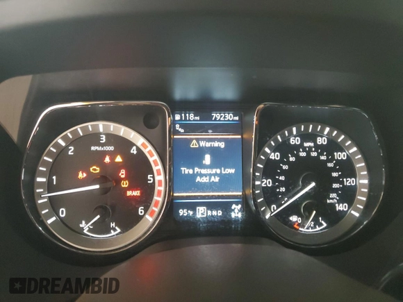 2019 Nissan Titan XD SL with VIN 1N6BA1F47KN534864, listed as a Copart auction lot 65651974 with 79,230 mi miles and Salvage Title. Bid and sale history available at carsss.com. Image 9.