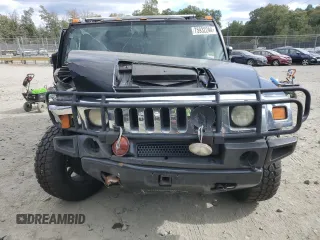 2003 Hummer H2 with VIN 5GRGN23U73H125110, listed as a Copart auction lot 75932244 with 0 mi miles and Salvage Title. Bid and sale history available at carsss.com. Image 5.