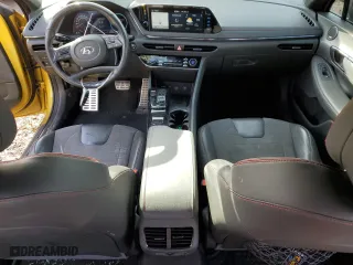 2021 Hyundai Sonata N Line with VIN 5NPEK4JC0MH097483, listed as a Copart auction lot 48520065 with 113,205 mi miles and Clean Title. Bid and sale history available at carsss.com. Image 8.