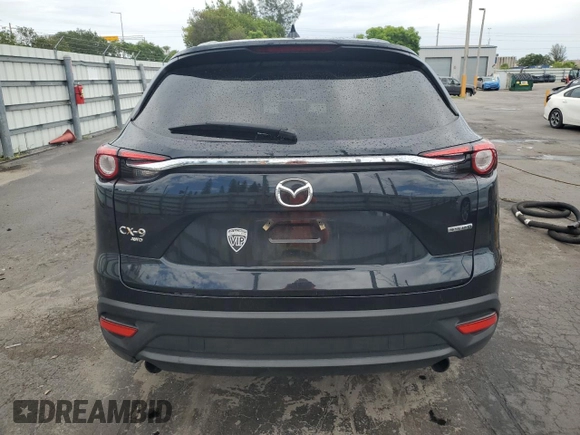 2022 Mazda CX-9 Touring with VIN JM3TCBCY3N0613584, listed as a Copart auction lot 62630605 with 39,950 mi miles and Non repairable. Bid and sale history available at DreamBid. Image 6.