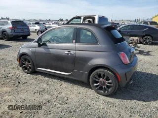 2014 FIAT 500 Abarth with VIN 3C3CFFJH3ET243822, listed as a Copart auction lot 48414065 with 49,652 mi miles and Clean Title. Bid and sale history available at carsss.com. Image 2.