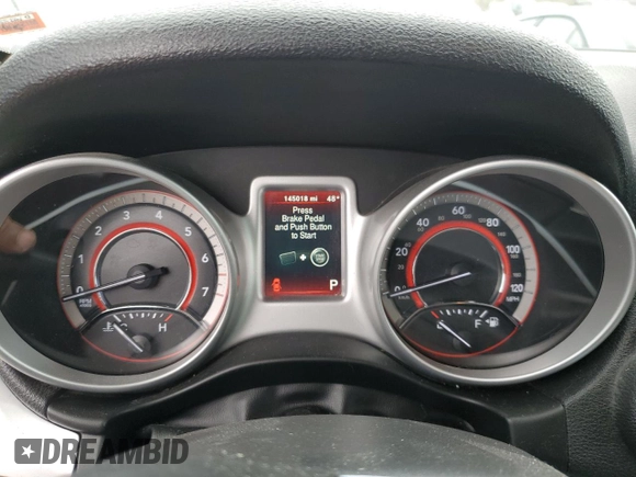 2017 Dodge Journey SXT with VIN 3C4PDCBB8HT587176, listed as a Copart auction lot 43321945 with 145,018 mi miles and Salvage Title. Bid and sale history available at DreamBid. Image 9.