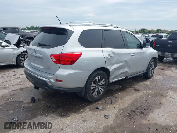 2018 Nissan Pathfinder SL with VIN 5N1DR2MN2JC602824, listed as a IAAI auction lot 42487986 with 127,955 mi miles and . Bid and sale history available at DreamBid. Image 4.