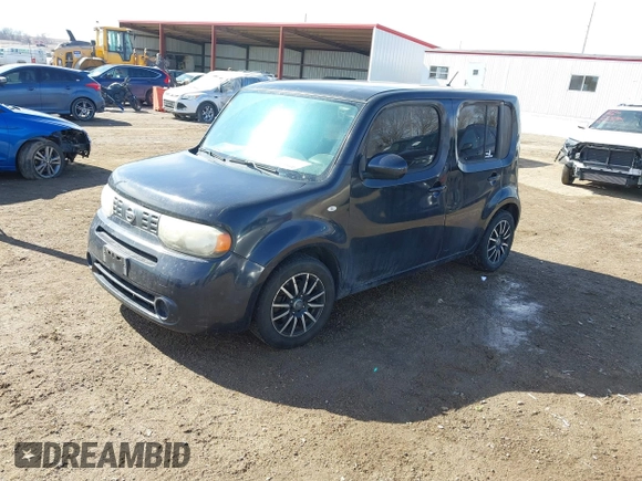 2012 Nissan Cube 1.8 S with VIN JN8AZ2KR4CT255579, listed as a IAAI auction lot 41617628 with 154,553 mi miles. Bid and sale history available at carsss.com. Image 2.