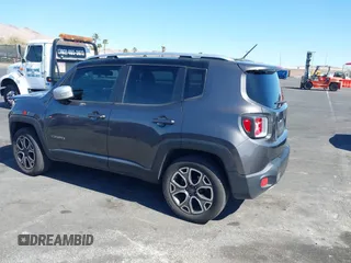 2016 Jeep Renegade Limited with VIN ZACCJBDT3GPD51130, listed as a IAAI auction lot 41725925 with 165,748 mi miles and . Bid and sale history available at DreamBid. Image 3.