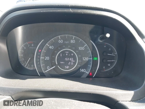 2013 Honda CR-V EX-L with VIN 5J6RM3H7XDL006496, listed as a IAAI auction lot 40938274 with 153,165 mi miles and . Bid and sale history available at DreamBid. Image 7.