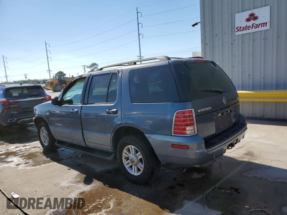 2002 Mercury Mountaineer z VIN 4M2ZU86E22ZJ31341, wystawiony jako Copart lot #73288364 z przebiegiem Nie podano mil oraz Szkody całkowita. Historia ofert i sprzedaży dostępna na DreamBid. Obrazek 2.