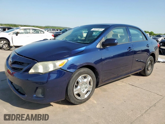 2013 Toyota Corolla L with VIN 5YFBU4EE2DP109547, listed as a Copart auction lot 52616025 with 174,657 mi miles and Salvage Title. Bid and sale history available at carsss.com. Image 1.