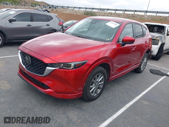 2024 Mazda CX-5 S Carbon Edition z VIN JM3KFBCL3R0431347, wystawiony jako IAAI lot #42057582 z przebiegiem 34 870 mil mil oraz . Historia ofert i sprzedaży dostępna na DreamBid. Obrazek 2.