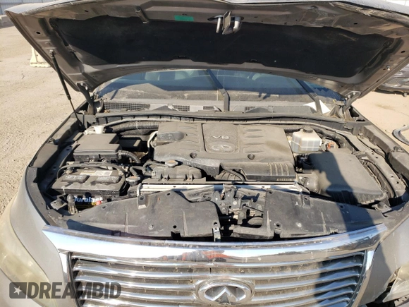 2012 Infiniti QX56 8-passenger with VIN JN8AZ2ND8C9715162, listed as a Copart auction lot 71669624 with 0 mi miles and Salvage Title. Bid and sale history available at carsss.com. Image 13.