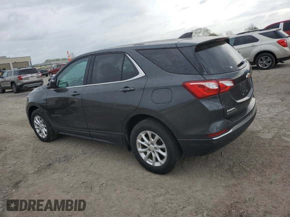 2018 Chevrolet Equinox LT z VIN 2GNAXSEV7J6190296, wystawiony jako Copart lot #54657585 z przebiegiem 96 297 mil mil oraz Szkoda całkowita • Salvage title. Historia ofert i sprzedaży dostępna na DreamBid. Obrazek 2.