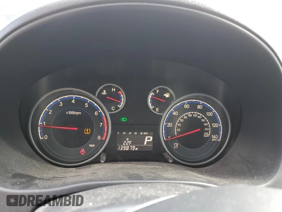2011 Suzuki SX4 Crossover with VIN JS2YB5A34B6300763, listed as a Copart auction lot 45990285 with 139,879 mi miles and Salvage Title. Bid and sale history available at carsss.com. Image 9.