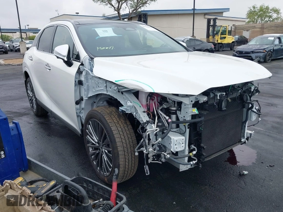 2024 Lexus RX 450h+ Luxury with VIN JTJCJMGA1R2021146, listed as a IAAI auction lot 42204669 with 1,947 mi miles and . Bid and sale history available at DreamBid. Image 1.