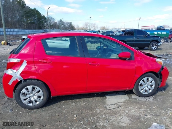 2014 Toyota Yaris L with VIN JTDKTUD33ED576046, listed as a IAAI auction lot 41378859 with 217,721 mi miles. Bid and sale history available at carsss.com. Image 14.