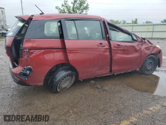 2012 Mazda 5 Touring with VIN JM1CW2CL1C0139300, listed as a Copart auction lot 59616525 with Not provided miles and Salvage title. Bid and sale history available at DreamBid. Image 3.