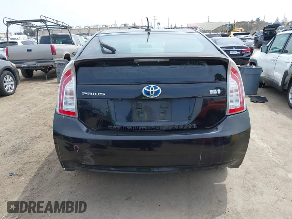 2013 Toyota Prius One with VIN JTDKN3DU8D1691254, listed as a IAAI auction lot 42047639 with 208,680 mi miles. Bid and sale history available at carsss.com. Image 16.