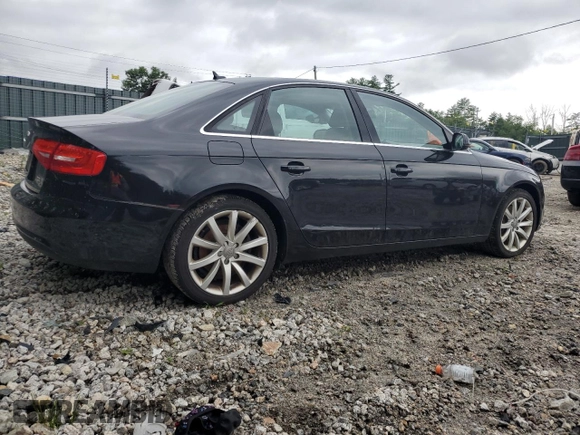 2013 Audi A4 Prestige with VIN WAUKFAFL9DA156890, listed as a Copart auction lot 63780554 with 127,614 mi miles and Salvage Title. Bid and sale history available at carsss.com. Image 3.