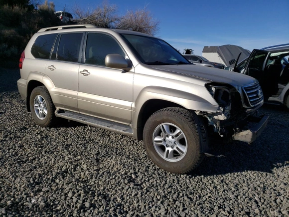 2003 Lexus GX 470 with VIN JTJBT20XX30021920, listed as a Copart auction lot 89407495 with 191,546 mi miles and Salvage Title. Bid and sale history available at carsss.com. Image 4.