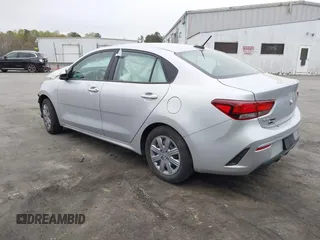 2023 Kia Rio LX with VIN 3KPA24AD2PE628795, listed as a IAAI auction lot 41943903 with 35,937 mi miles. Bid and sale history available at carsss.com. Image 3.