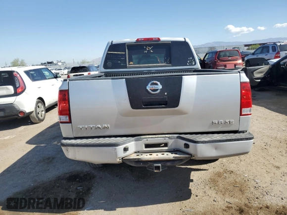 2008 Nissan Titan XE with VIN 1N6AA07D38N338904, listed as a Copart auction lot 54950515 with 220,635 mi miles and Clean Title. Bid and sale history available at carsss.com. Image 6.