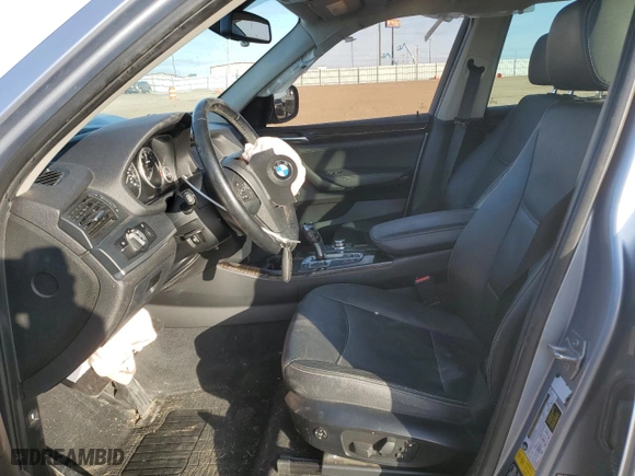 2013 BMW X3 xDrive28i with VIN 5UXWX9C55D0A29275, listed as a Copart auction lot 44454955 with 111,500 mi miles and Salvage Title. Bid and sale history available at carsss.com. Image 7.