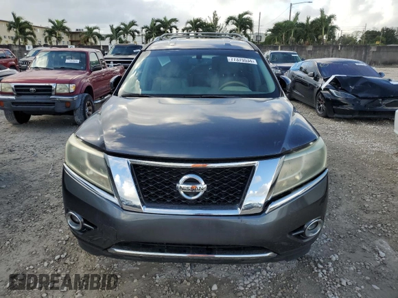 2014 Nissan Pathfinder SL with VIN 5N1AR2MNXEC665078, listed as a Copart auction lot 77375534 with 142,691 mi miles and Clean Title. Bid and sale history available at DreamBid. Image 5.