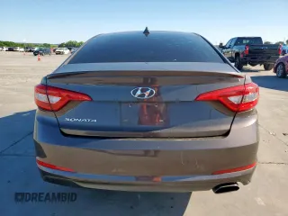 2017 Hyundai Sonata 2.4L with VIN 5NPE24AF2HH596141, listed as a Copart auction lot 54185105 with 113,180 mi miles and Salvage Title. Bid and sale history available at DreamBid. Image 6.