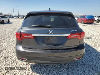 2016 Acura MDX w/Tech with VIN 5FRYD3H43GB009530, listed as a Copart auction lot 46064515 with 0 mi miles and Salvage Title. Bid and sale history available at carsss.com. Image 6.