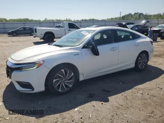 2019 Honda Insight Touring with VIN 19XZE4F9XKE004055, listed as a Copart auction lot 55029955 with 44,881 mi miles and Salvage Title. Bid and sale history available at carsss.com. Image 1.