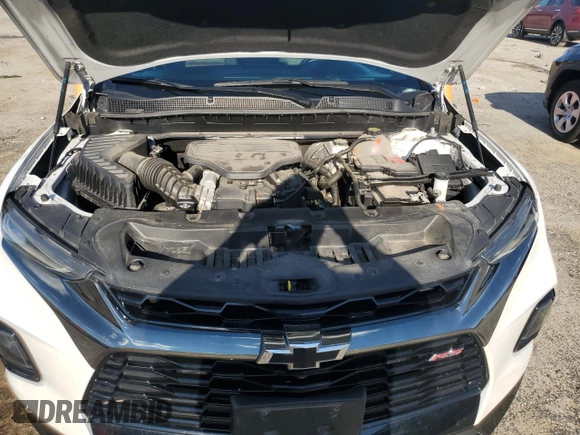 2020 Chevrolet Blazer RS z VIN 3GNKBKRS7LS693835, wystawiony jako Copart lot #56047675 z przebiegiem 62 752 mil mil oraz Szkoda całkowita • Salvage title. Historia ofert i sprzedaży dostępna na DreamBid. Obrazek 12.