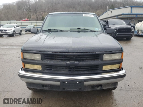 1997 Chevrolet Silverado 1500 with VIN 1GCEK19R6VE100721, listed as a Copart auction lot 50791185 with 100,724 mi miles and Salvage Title. Bid and sale history available at DreamBid. Image 5.