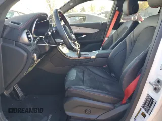 2021 Mercedes-Benz GLC with VIN W1N0G6EB2MF977676, listed as a Copart auction lot 81403924 with 7,119 mi miles and Salvage Title. Bid and sale history available at carsss.com. Image 7.