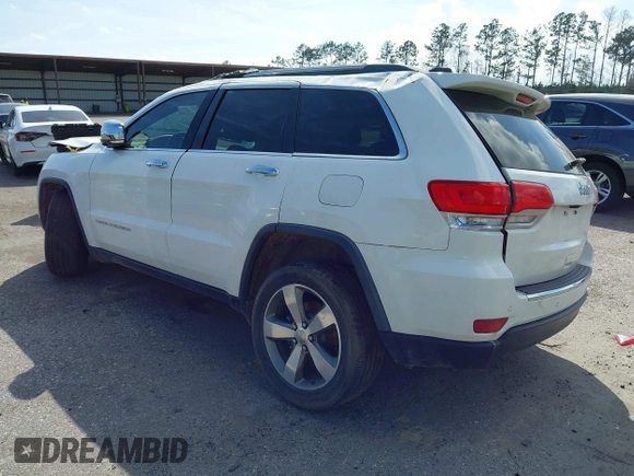 2015 Jeep Grand Cherokee Limited with VIN 1C4RJEBG7FC848444, listed as a IAAI auction lot 41717844 with 74,681 mi miles. Bid and sale history available at carsss.com. Image 3.