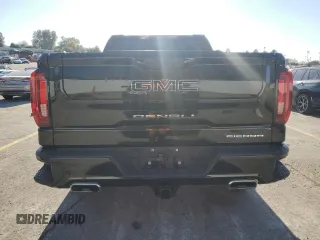 2022 GMC Sierra 1500 Limited Denali with VIN 3GTU9FELXNG146700, listed as a Copart auction lot 77388844 with 76,747 mi miles and Salvage Title. Bid and sale history available at carsss.com. Image 6.