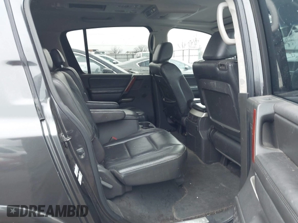 2007 Infiniti QX56 with VIN 5N3AA08C67N801662, listed as a IAAI auction lot 41546614 with 188,056 mi miles. Bid and sale history available at carsss.com. Image 8.