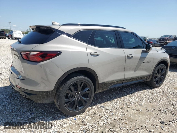 2021 Chevrolet Blazer RS with VIN 3GNKBERSXMS583283, listed as a Copart auction lot 49978405 with 52,403 mi miles and Clean title. Bid and sale history available at DreamBid. Image 3.